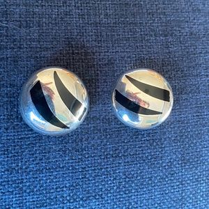 Mexican Silver Clip-on Earrings